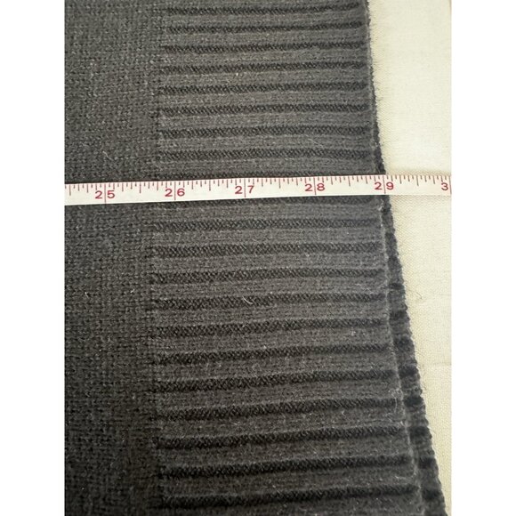 Vintage Croft & Barrow Womens Black Knit Turtleneck Sweater Soft Minimalist - Picture 3 of 5